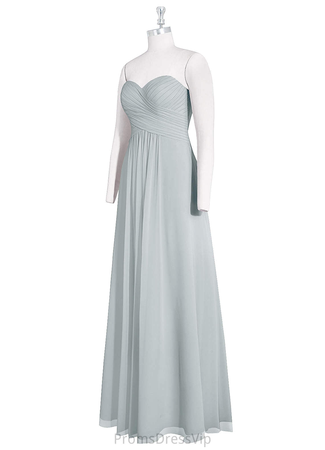 Justine Natural Waist Scoop A-Line/Princess Floor Length Sleeveless Bridesmaid Dresses