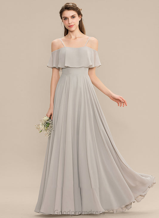 Length Neckline Fabric A-Line Straps Silhouette Floor-Length Off-the-Shoulder Genevieve A-Line/Princess Sleeveless Floor Length Bridesmaid Dresses