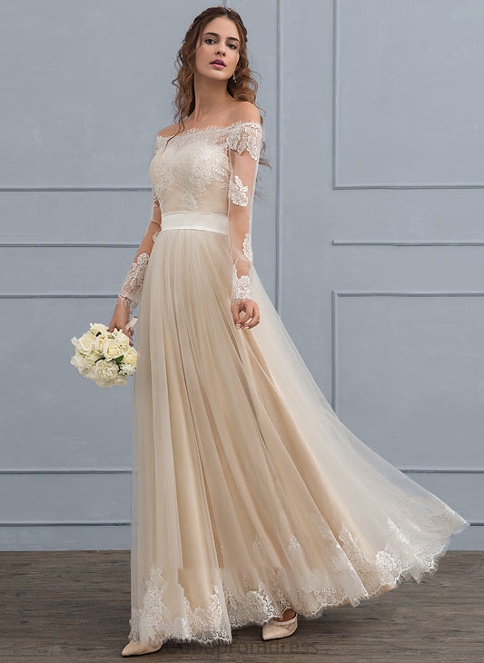 Lace A-Line Maeve Tulle Wedding Dresses Dress Wedding Floor-Length