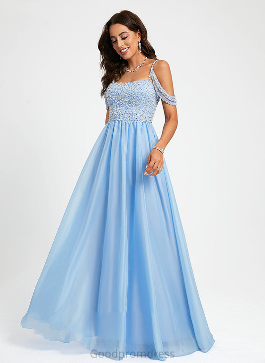 Irene With Sweetheart Prom Dresses Beading Organza Floor-Length Ball-Gown/Princess Sequins