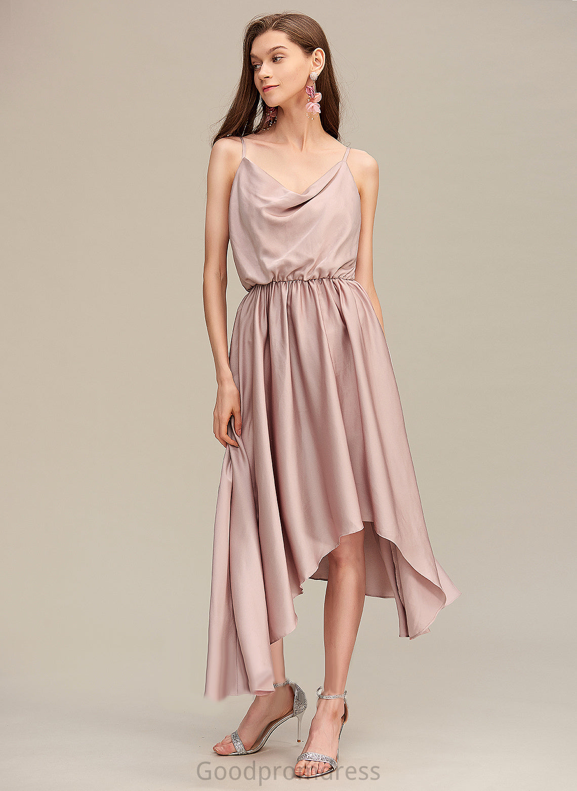 A-line Neck Cowl Joan Formal Dresses Dresses