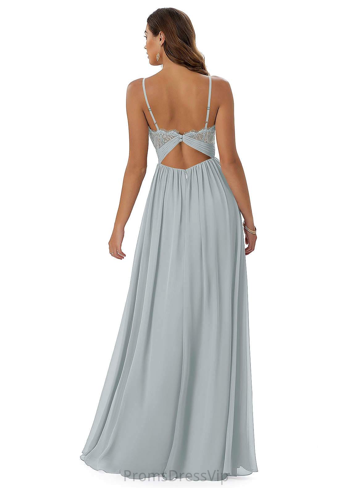 Aimee Floor Length A-Line/Princess Natural Waist Sleeveless Bridesmaid Dresses