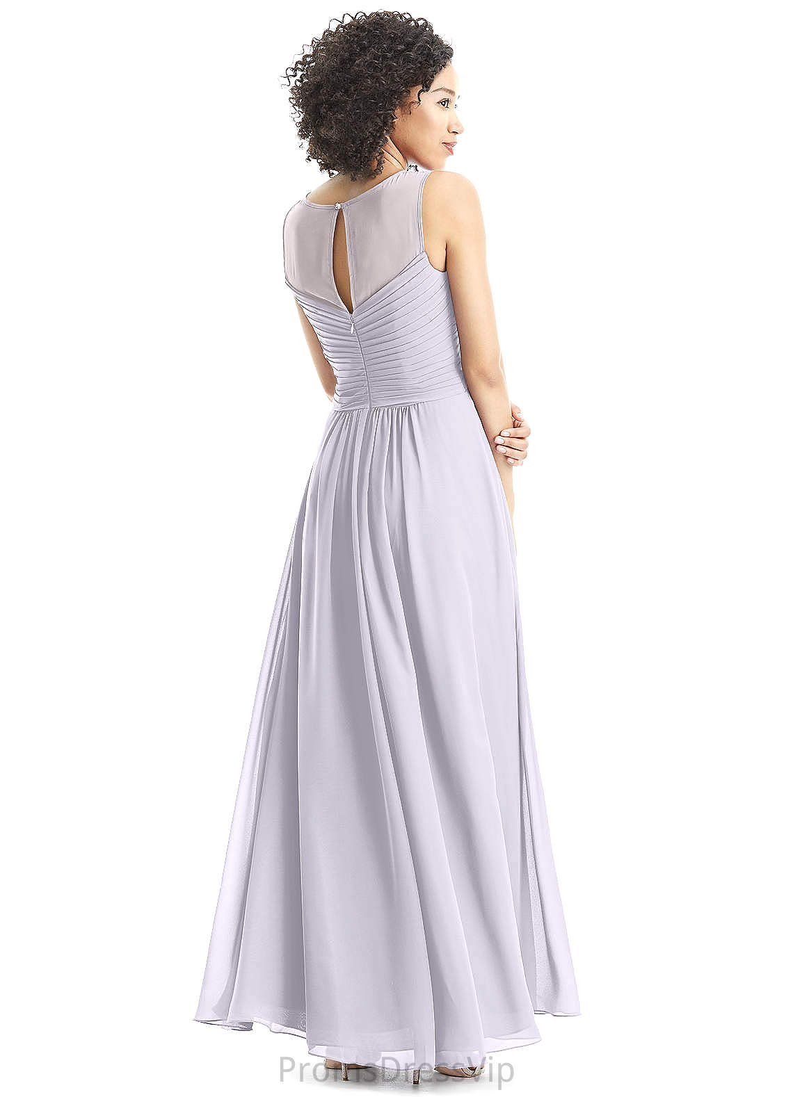 Kelsie Floor Length Straps A-Line/Princess Natural Waist Sleeveless Bridesmaid Dresses