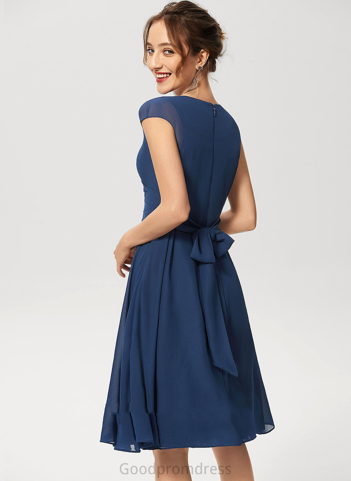 Formal Dresses Alexia V-Neck A-line Chiffon Dresses