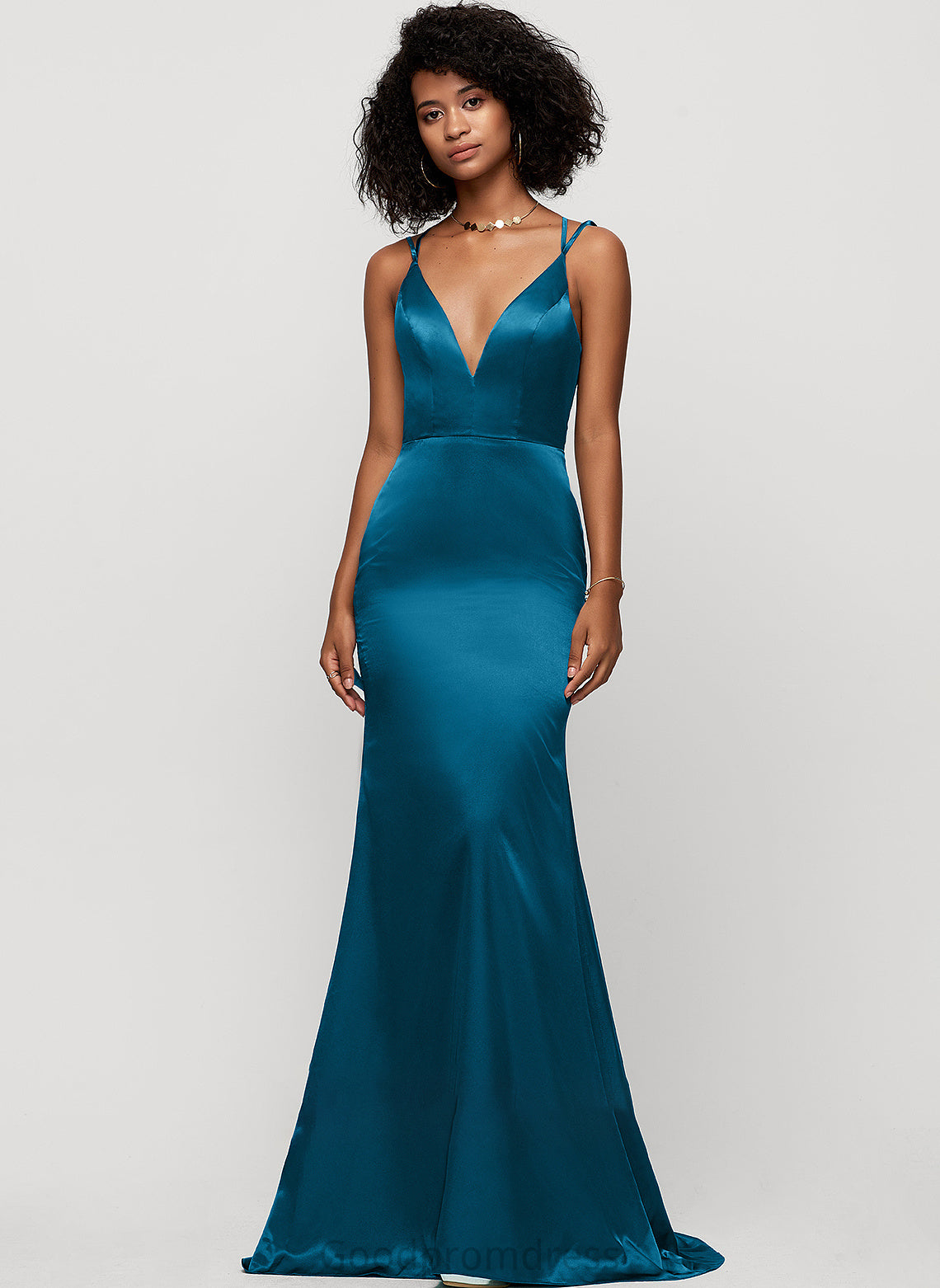 Prom Dresses Kailyn Trumpet/Mermaid Train V-neck Sweep