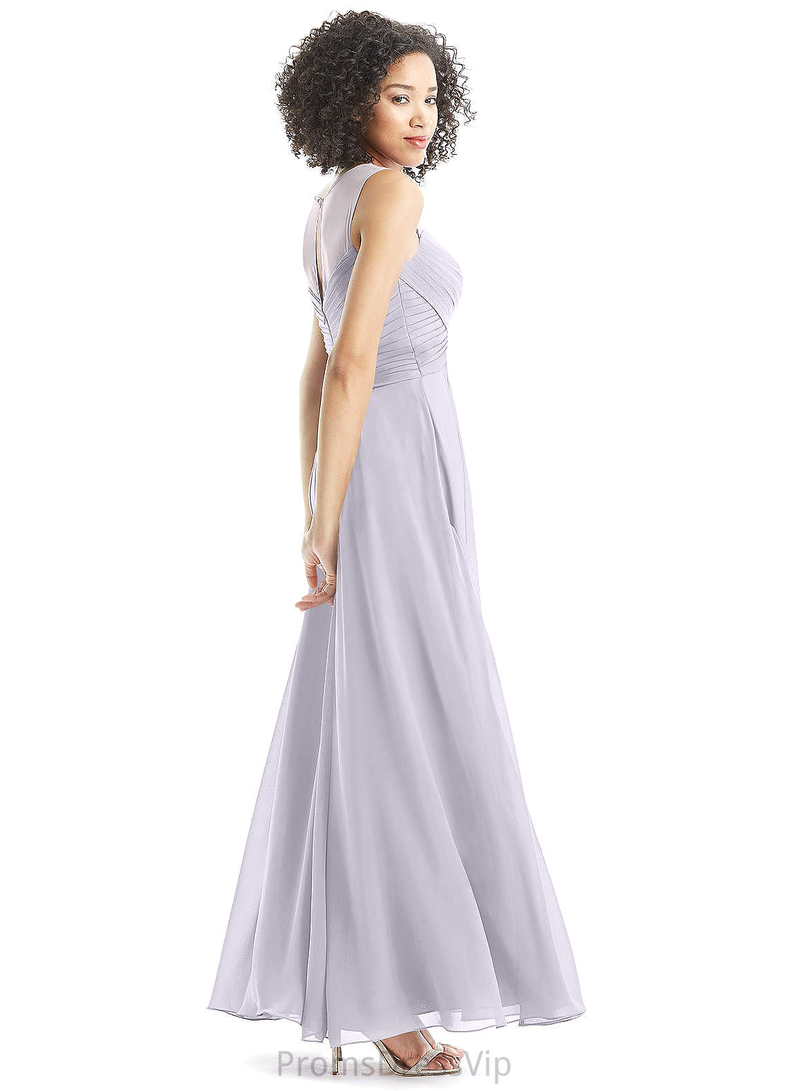 Kelsie Floor Length Straps A-Line/Princess Natural Waist Sleeveless Bridesmaid Dresses