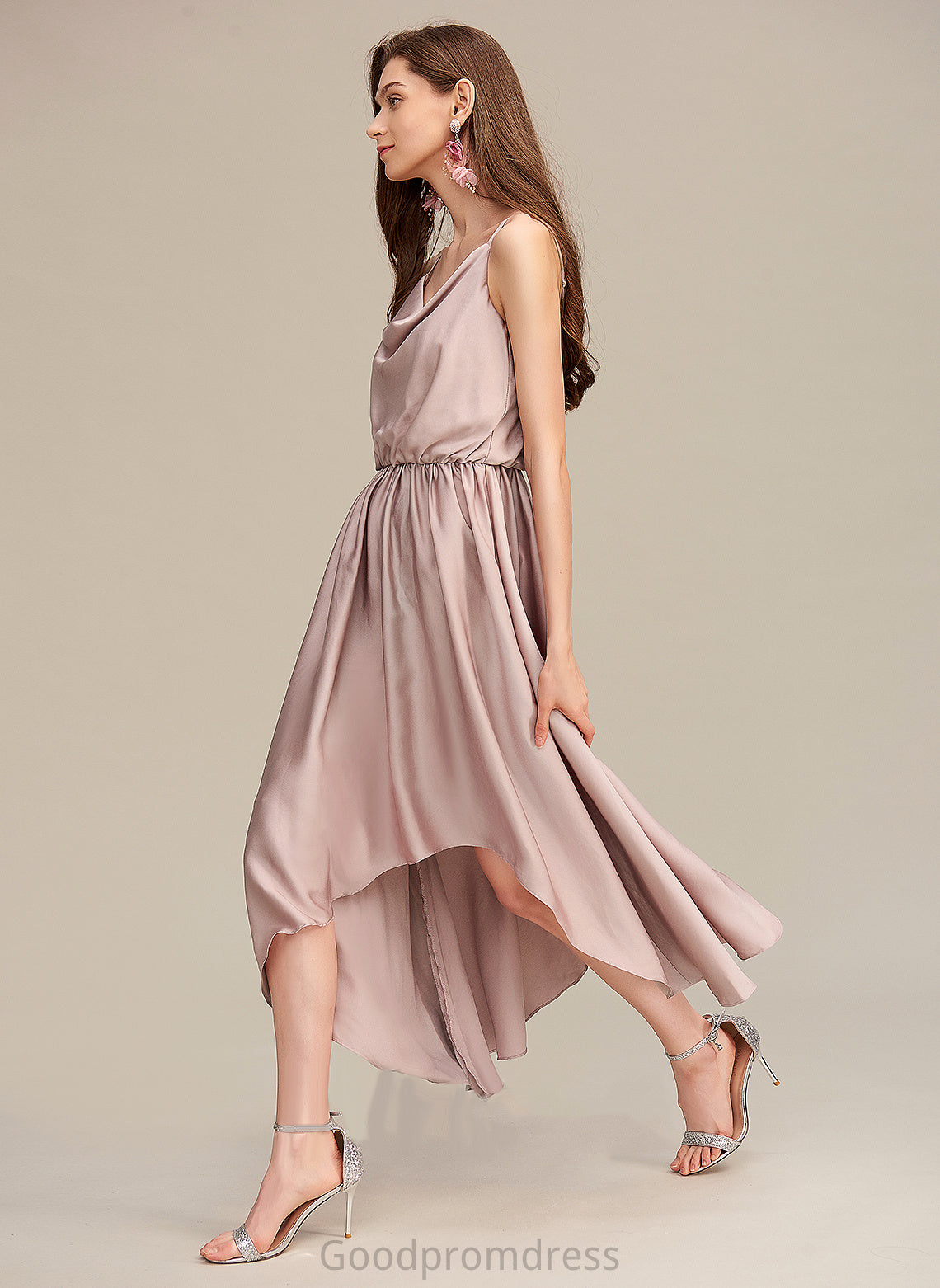 A-line Neck Cowl Joan Formal Dresses Dresses