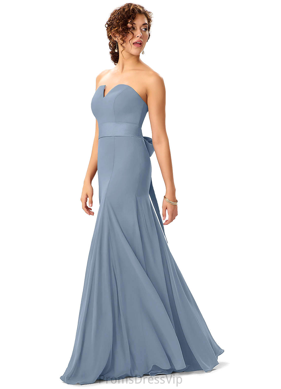 Jimena Sleeveless Natural Waist One Shoulder A-Line/Princess Floor Length Bridesmaid Dresses