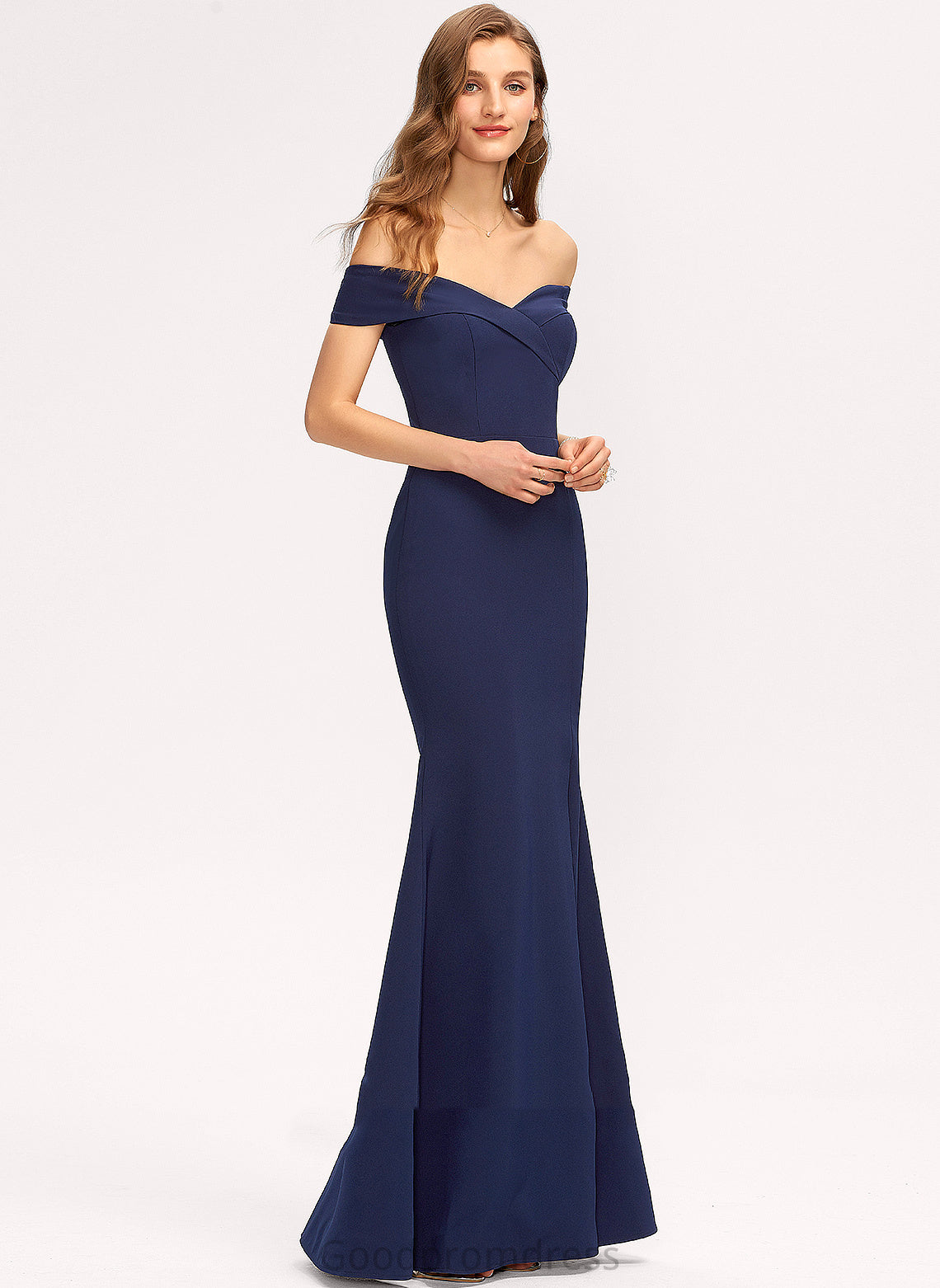 Bodycon Shea Crepe Shoulder Formal Dresses Stretch Dresses the Off