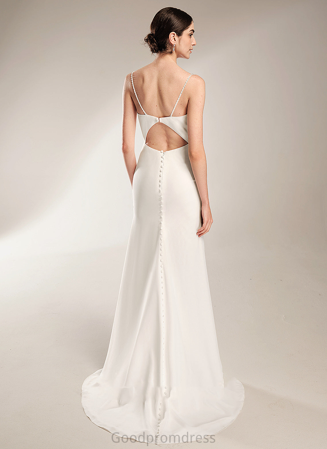 Train Maud A-Line Cowl Court Neck With Wedding Dresses Dress Wedding Beading