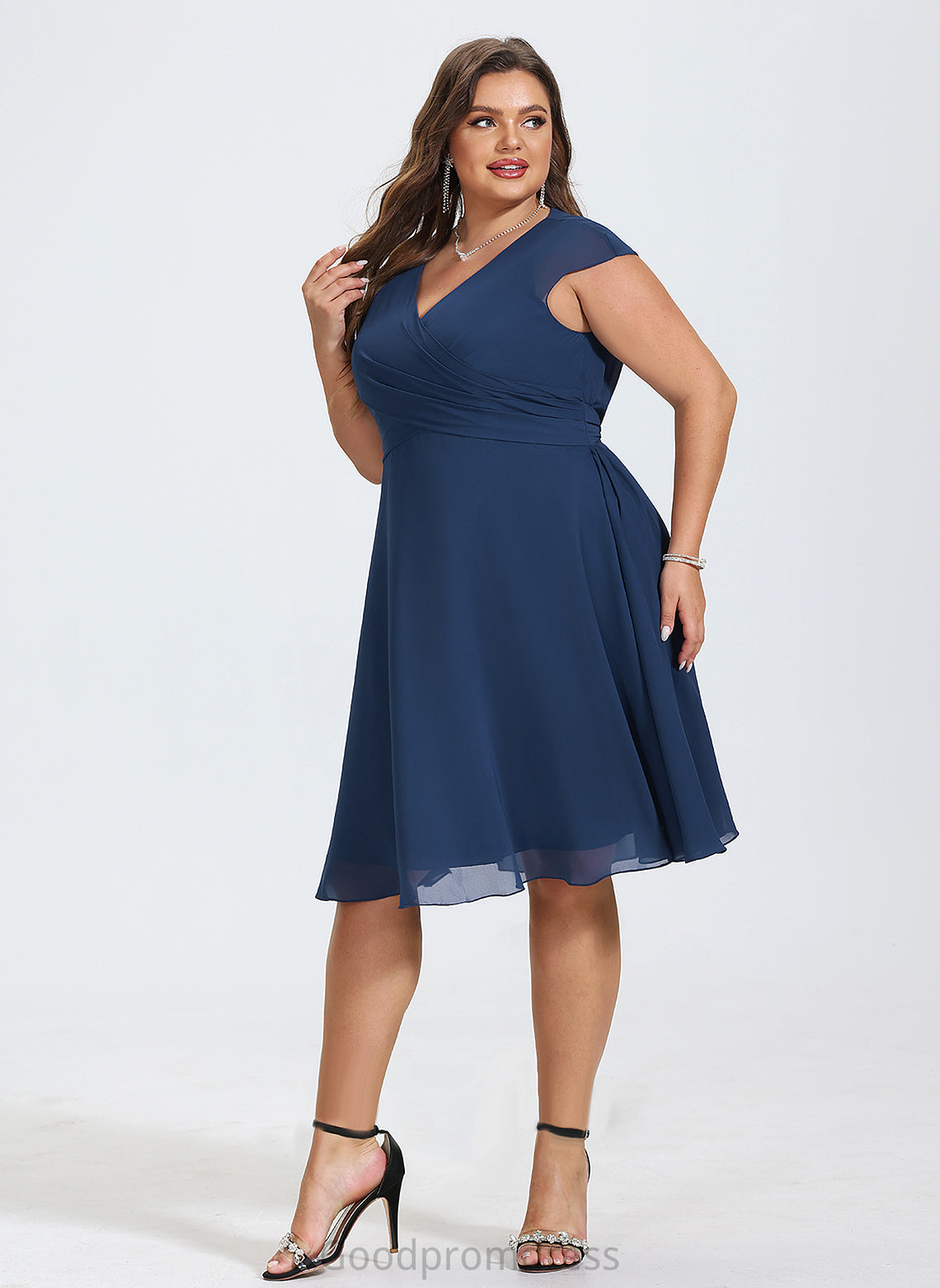 Formal Dresses Alexia V-Neck A-line Chiffon Dresses