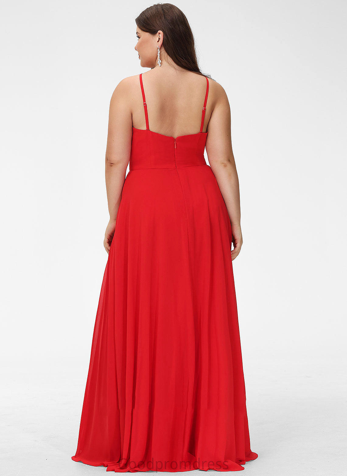 Fabric Length Silhouette Floor-Length A-Line Straps ScoopNeck Neckline Leilani One Shoulder Floor Length Sleeveless Bridesmaid Dresses