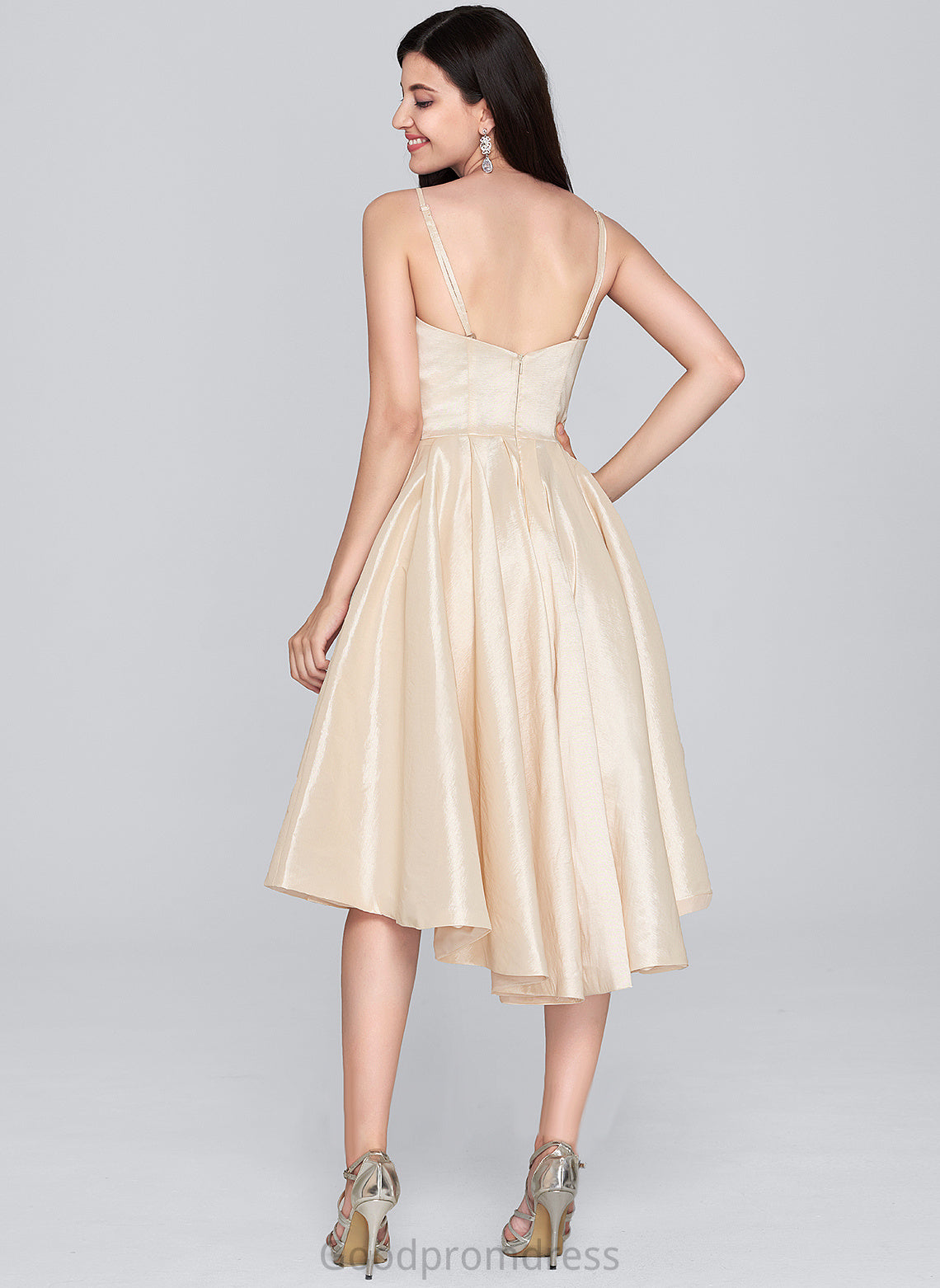 Lace Paola Scoop Homecoming Dresses Neck Homecoming Asymmetrical With A-Line Dress Taffeta