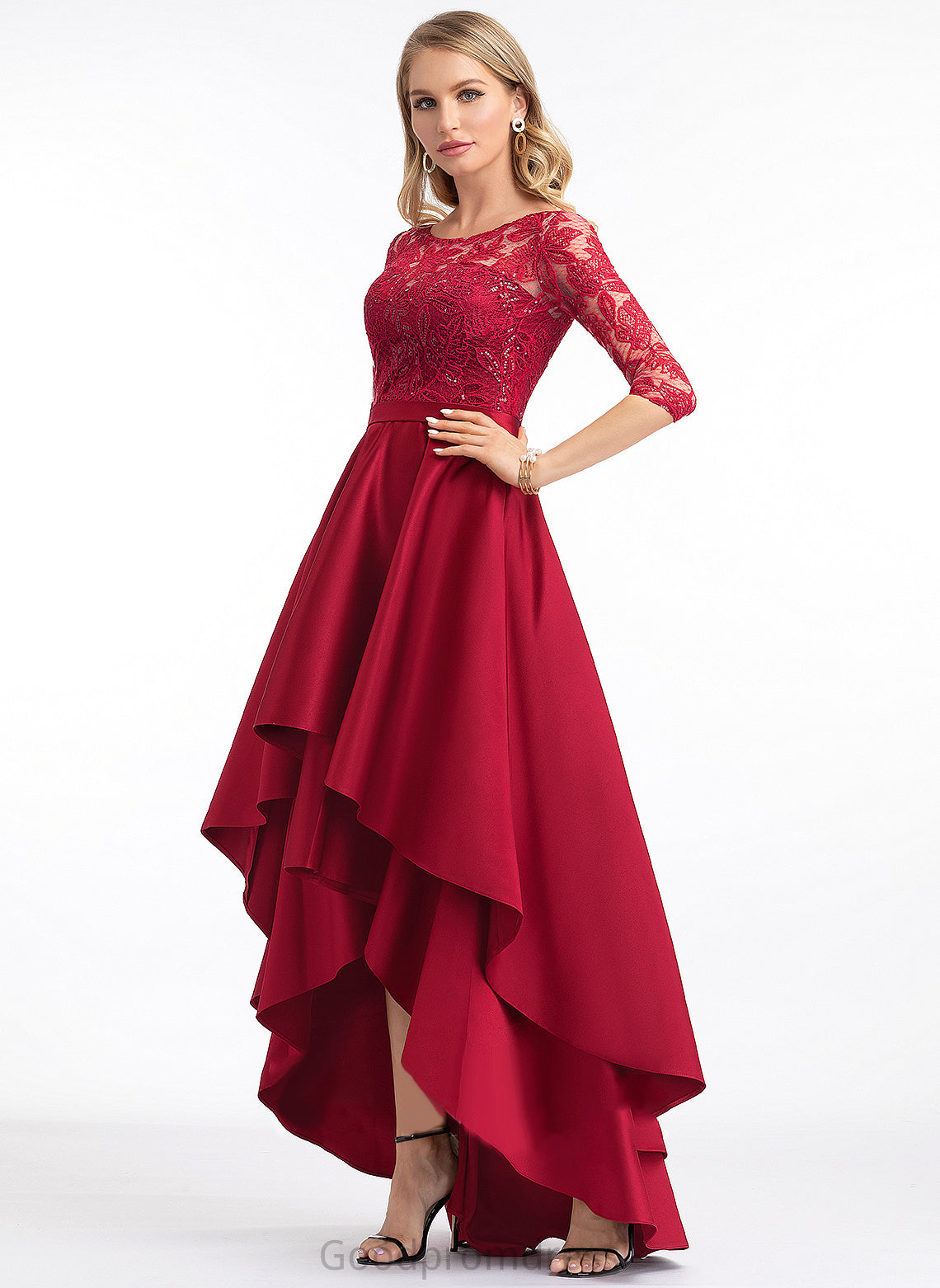 Dresses Satin Round Formal Dresses Neck A-line Shyann