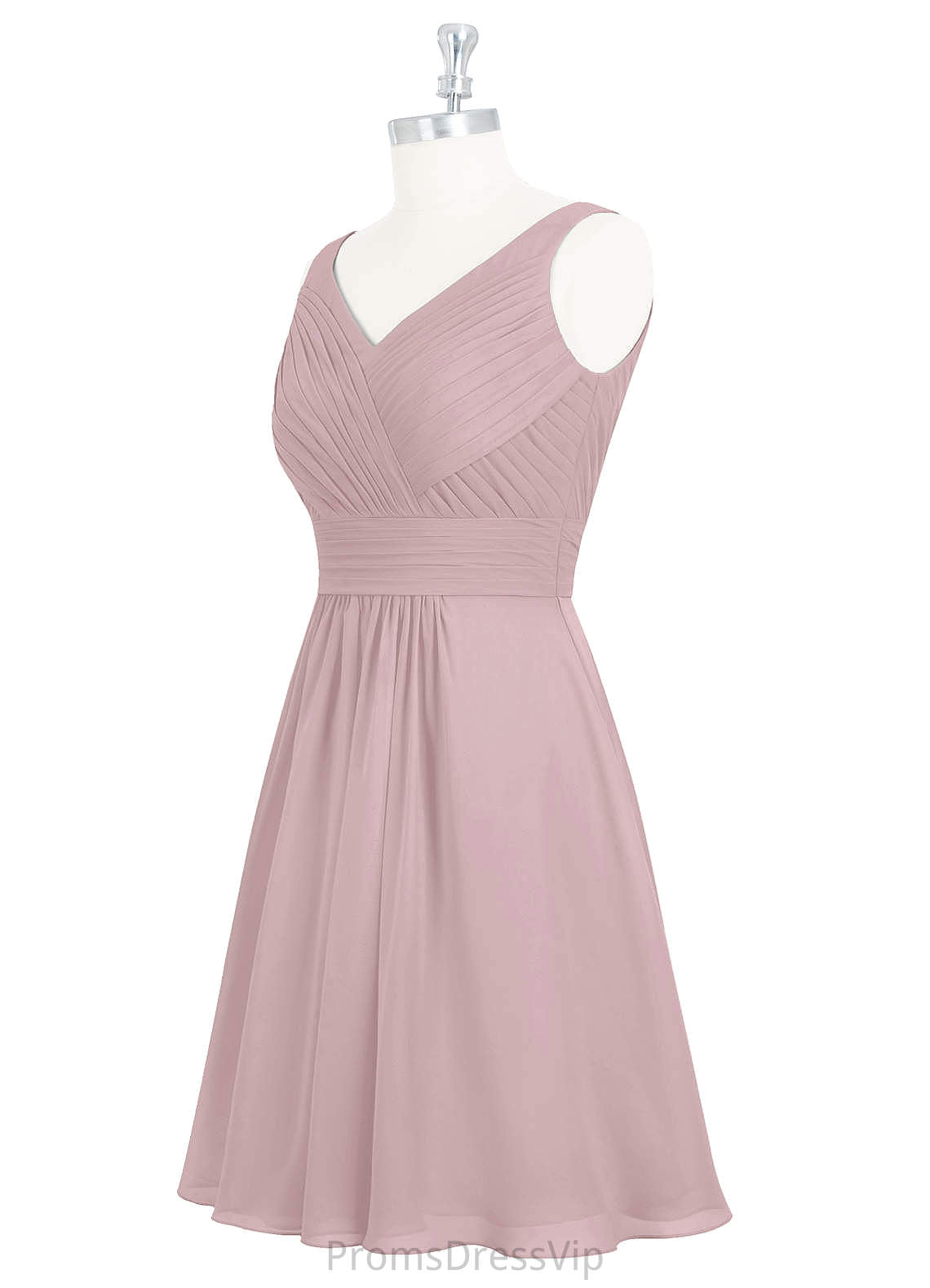 Haven Sleeveless Floor Length Straps Natural Waist A-Line/Princess Bridesmaid Dresses