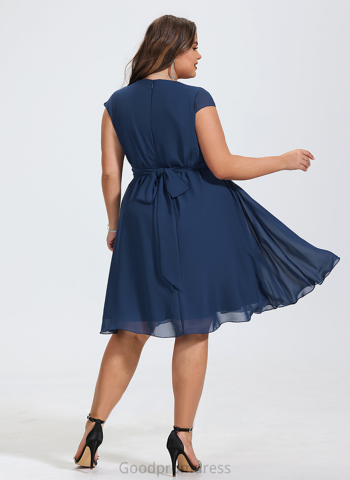 Formal Dresses Alexia V-Neck A-line Chiffon Dresses