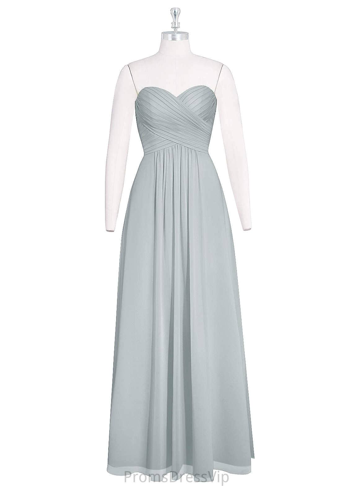 Justine Natural Waist Scoop A-Line/Princess Floor Length Sleeveless Bridesmaid Dresses